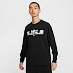 LeBron Men's Max90 Long-Sleeve Basketball T-Shirt. Nike ID